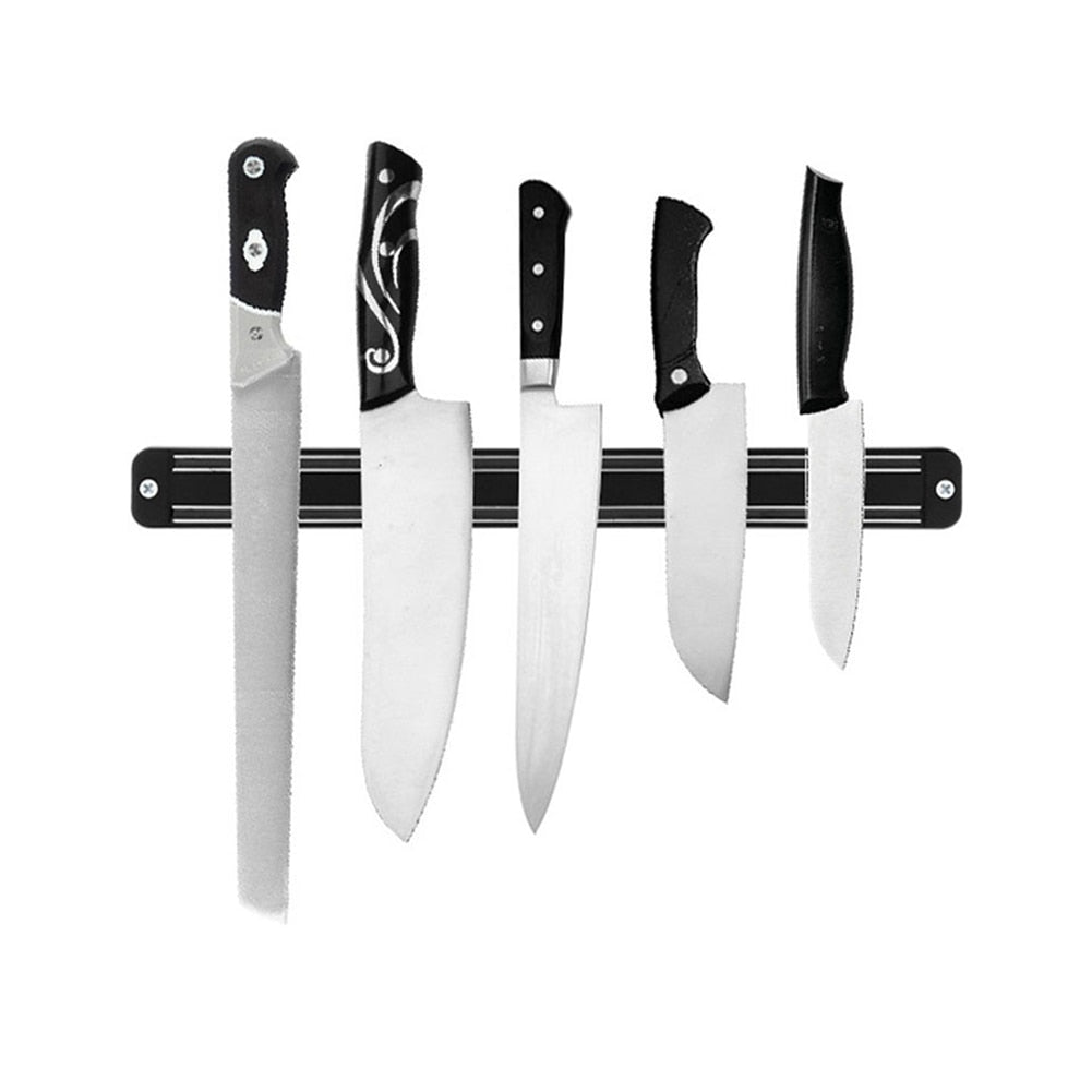 Cohesion 5 PCS Kitchen Knife Set with Magnetic Knife Holder Strip for Wall,  Stainless Steel Chef Knife Set with Ergonomic Handle 